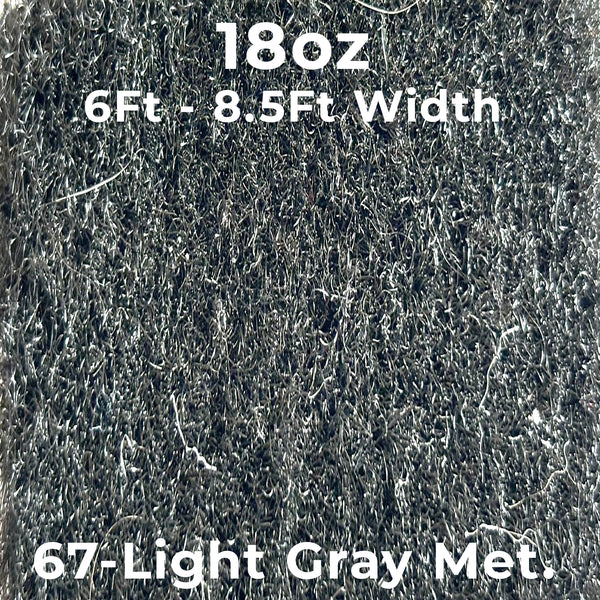 18oz Light Gray Metallic Boat Carpet