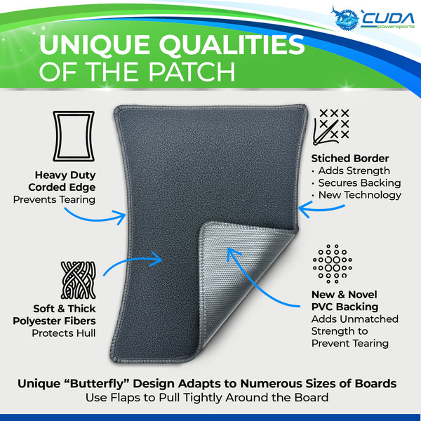 Boat Trailer Bunk Carpet PATCH - New Only From 'Cuda