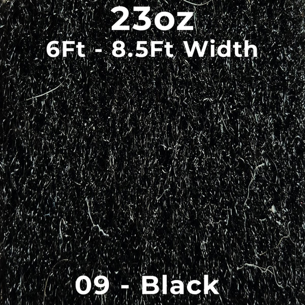 23oz Boat Carpet - 09 Black - 6Ft & 8.5Ft Width