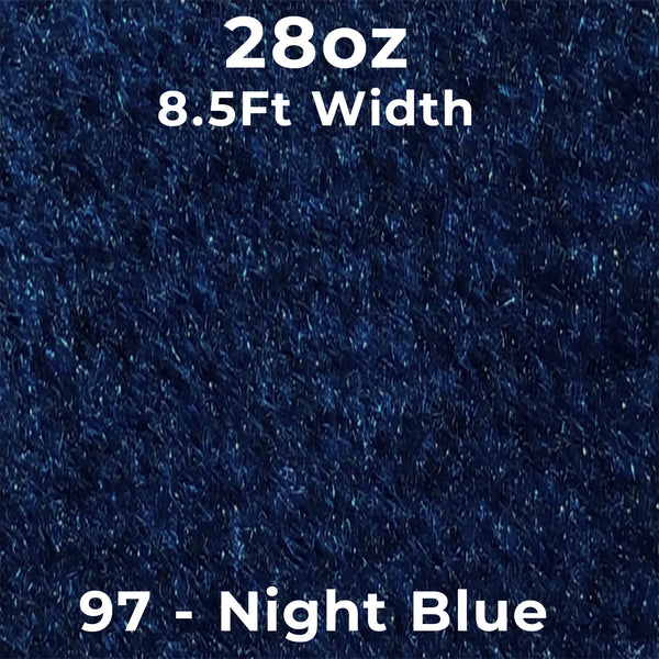 28oz Boat Carpet - 97 Night Blue - 8.5Ft Width ONLY