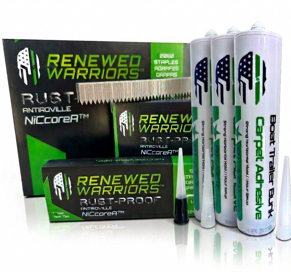Renewed Warriors Bunk Carpet Adhesive & Kit