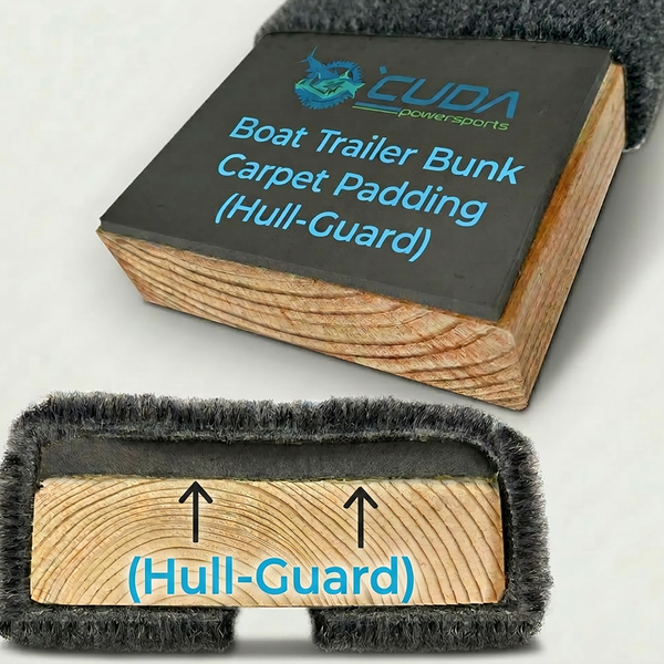 Hull-Guard:  Boat Trailer Bunk Board Padding