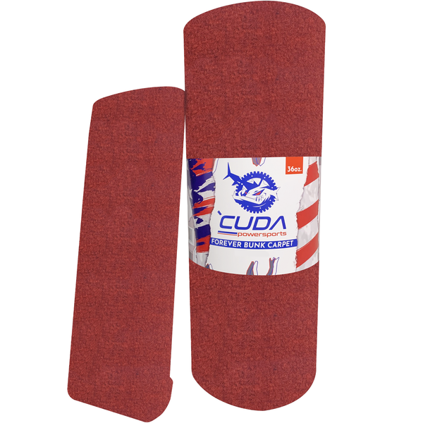 9" Wide RED - Boat Trailer Bunk Carpet
