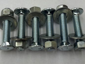 Carriage Bolts, Washers & Nuts For Bunk Boards