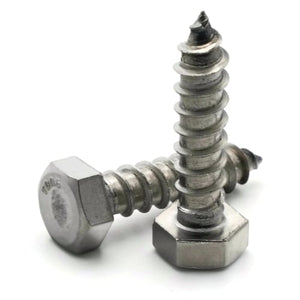 Lag Bolts & Washers For Bunk Boards — hex lag screws 18 8 stainless steel 1 resize min