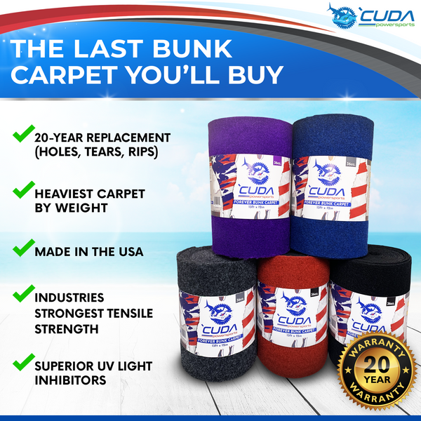 The last bunk carpet you'll buy