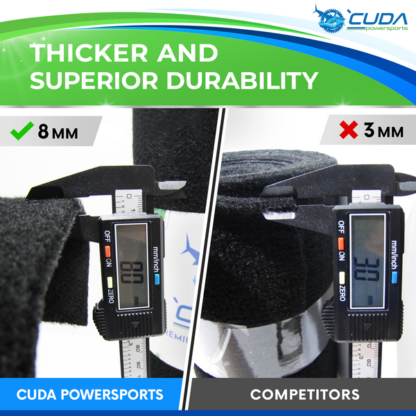 Thicker and Superior Durability Bunk Carpet by Cuda Powersports