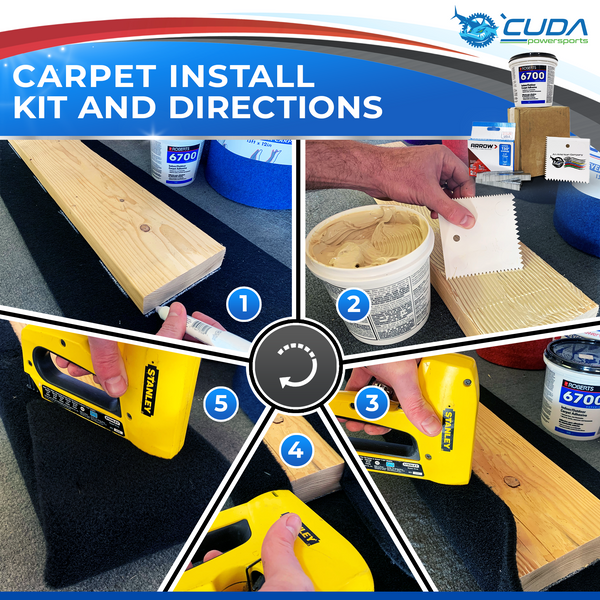 Cuda Carpet Install Kit and Directions