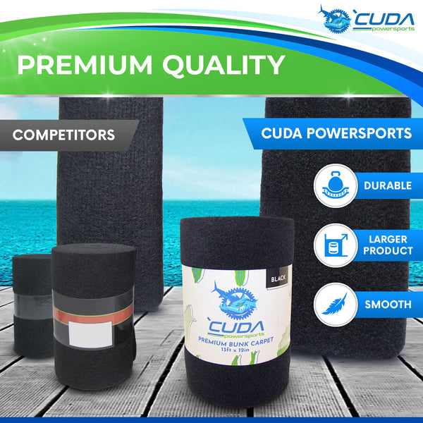 Premium Quality Bunk Carpet Competitors vs Cuda Powersports